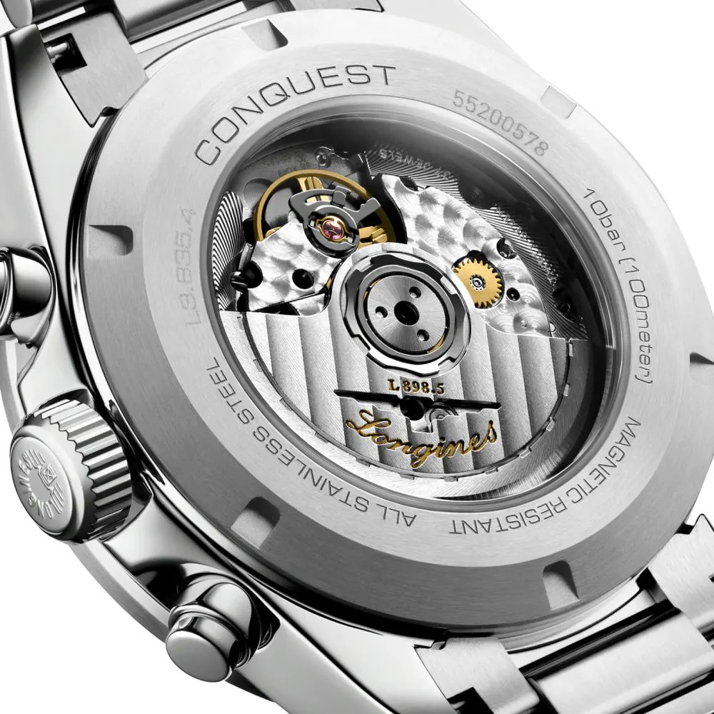 Longines Conquest Stainless Steel Automatic 42mm Mens Watch detail 3