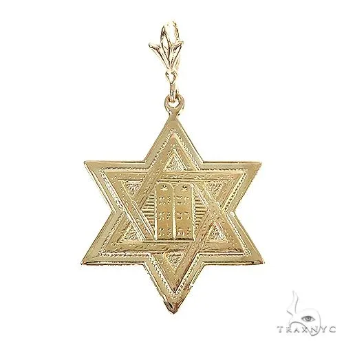 RINA - For Him FACTORY 14K Gold David Star Pendant 67081 in Rose Gold – Pendant