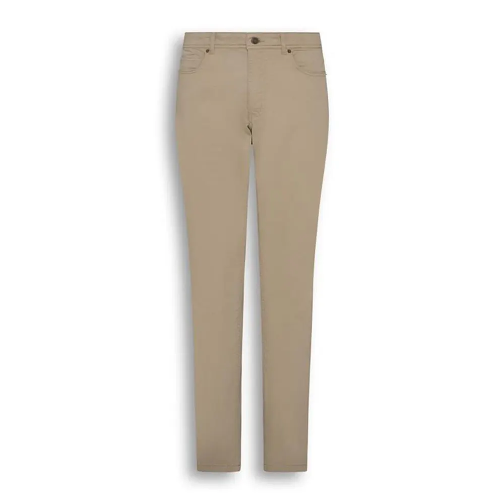 Gieves and Hawkes Men's Straight Leg Trousers in Stone – Clothing