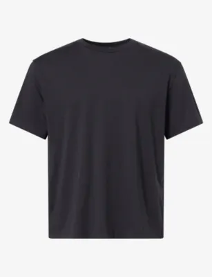 TOTEME Classic Cotton And Cashmere-Blend T-Shirt in BLACK – Mens | Tops & t-shirts | T-Shirts | Plain T-Shirts