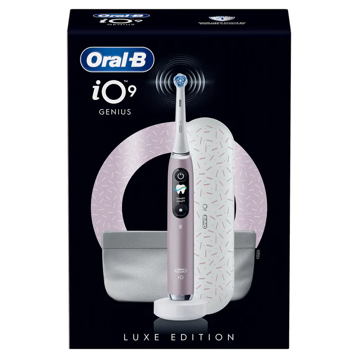ORAL-B iO 9 Special Edition Rose Quartz Electric Toothbrush detail 3