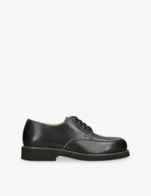 LEMAIRE Stitch Leather Derby Shoes - EUR 43 / 9 UK MEN in BLACK – Mens | Smart shoes | Derby shoes