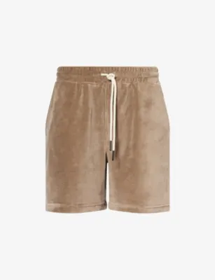OAS Morel Cotton-Blend Velour Shorts in MOREL – Mens | Trousers & shorts | Shorts