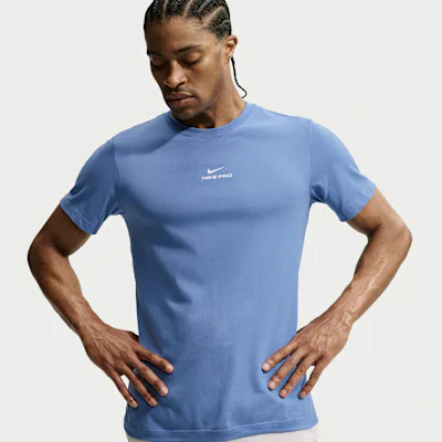 Nike Pro Men's Dri-FIT T-Shirt - Indigo Storm/White in Indigo Storm/White – Nike men's and unisex
