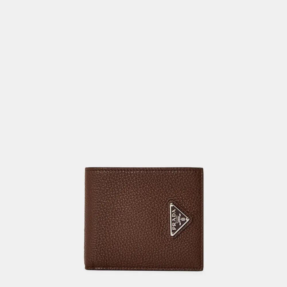 Prada Men's Leather Billfold Wallet