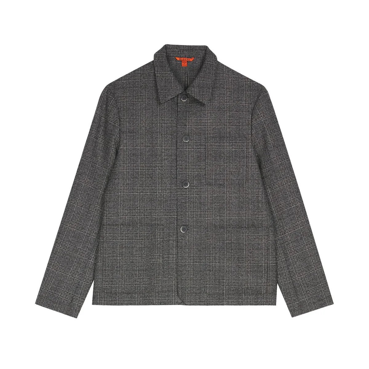 Barena Men's Visal Linen Long Sleeve Overshirt