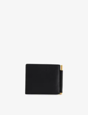 TOM FORD T Line Leather Money Clip Wallet detail 3