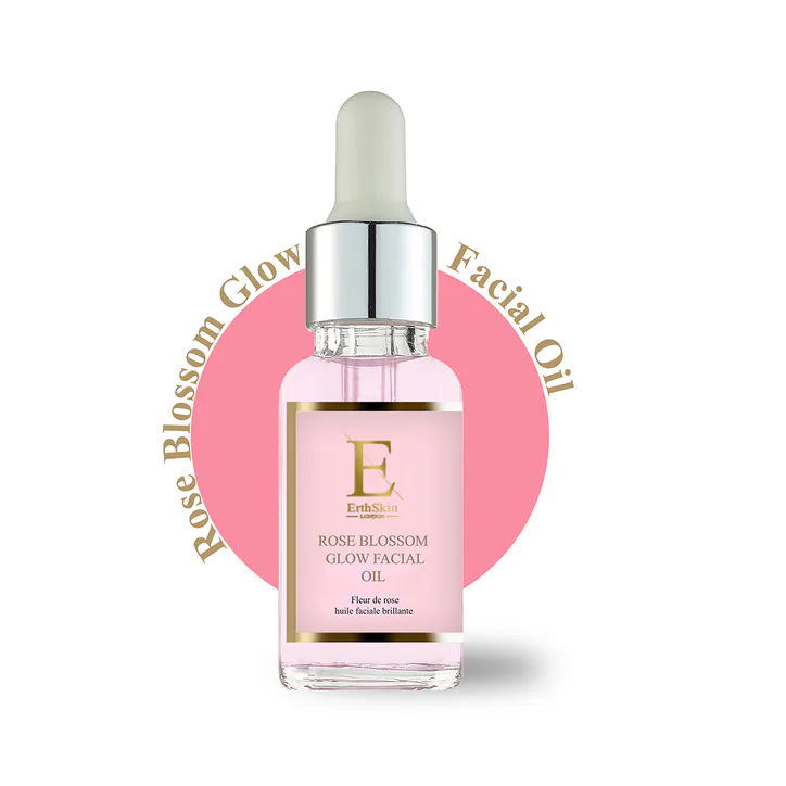Erth Skin London Rose Blossom Glow Facial Oil 30ml detail 2