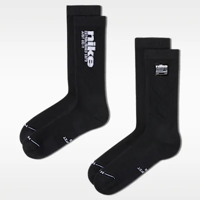 Nike Everyday Elevated Crew Socks (2 Pairs) - Multi-Colour in Multi-Colour – Nike men's and unisex