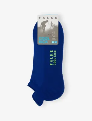 FALKE Cool Kick Knitted Stretch-Woven Socks - DARK GREY - 5.5-7.5 detail 2