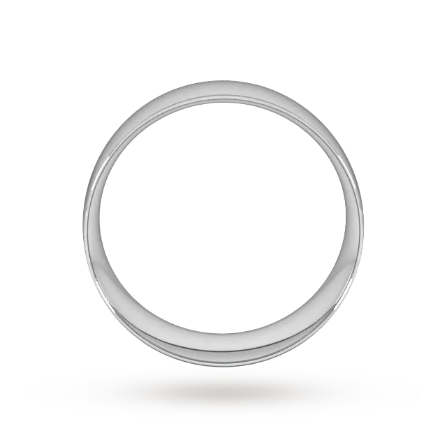 For Him 8mm Traditional Court Standard Wedding Ring In 18 Carat Yellow Gold, additional product view 3