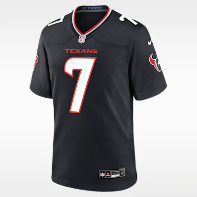 Nike C.J. Stroud Houston Texans Men's Nike NFL Game American Football Jersey - Pitch Blue