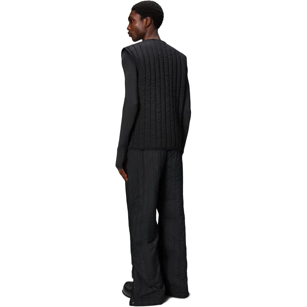 Rains Mens Banja Liner Vest in Black-01, additional product view 2
