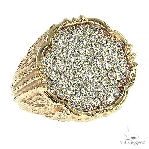 RINA - For Him FACTORY 14K Gold For Him Diamond Ring 66369 in Rose Gold / 10.5 – Ring