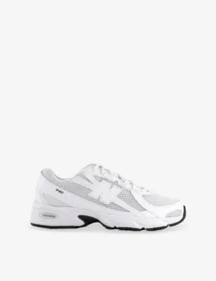 NEW BALANCE 740 V2 Branded Mesh Low-Top Trainers - 9 in WHITE BLACK – Mens | Trainers | Lace up trainers