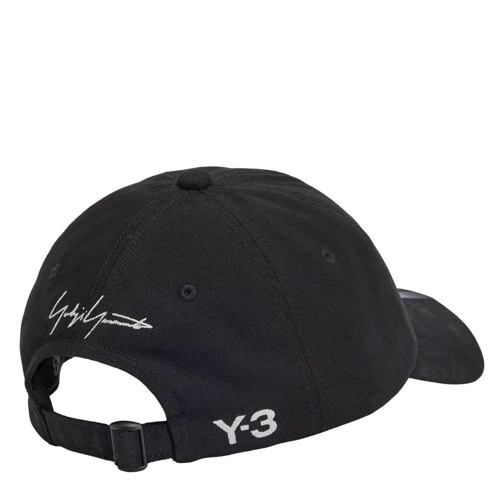 Y3 Mens x Mercedes AMG Team Dad Cap in Black, additional product view 2