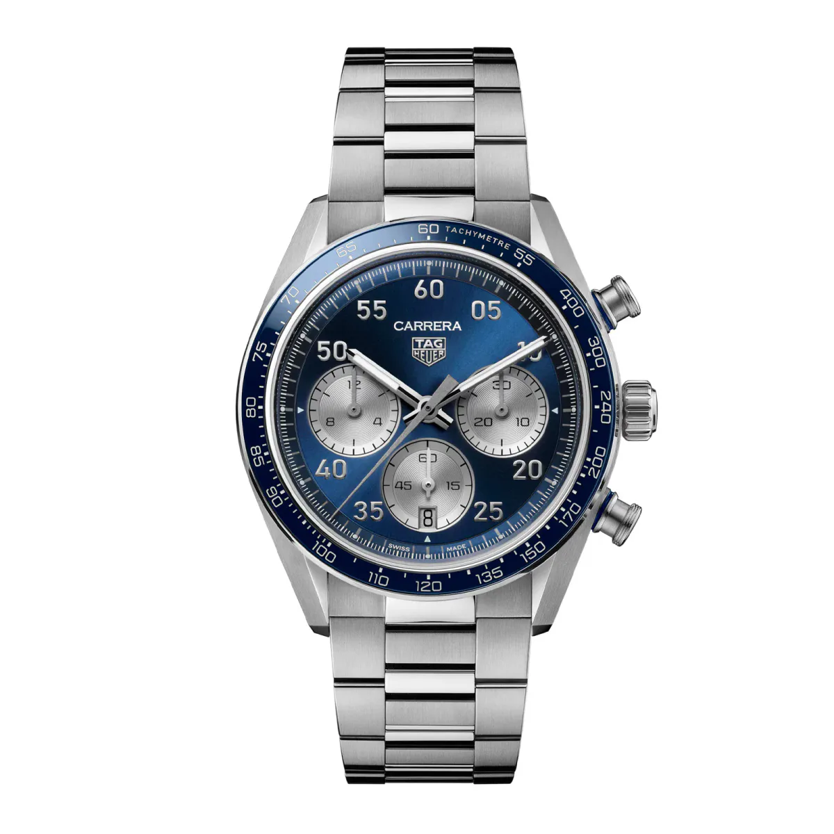 TAG Heuer Carrera Chronograph Sport Automatic 42mm Mens Watch Blue