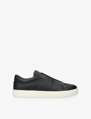 HOGAN H668 Slip-On Leather Trainers - EUR 40 / 6 UK MEN in Navy – Mens | Trainers | Lace up trainers