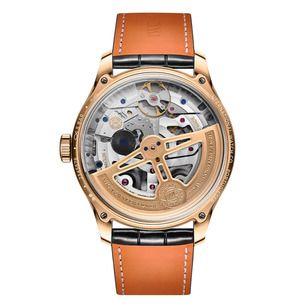 IWC Portugieser Perpetual Calendar 44 Obsidian detail 2