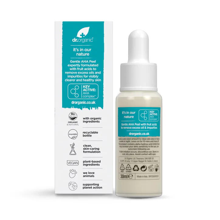 Dr Organic Skin Clear Aha Peel Serum 30ml detail 2