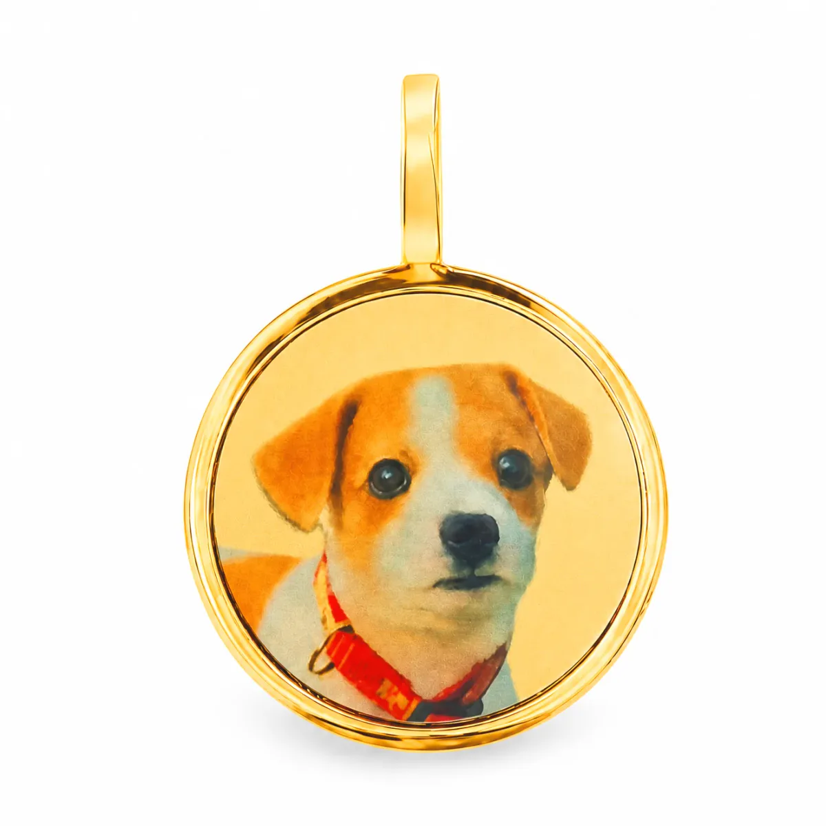 RINA - SUNNY 2 Golden Pet Portrait Pendant 71432 – Pendant