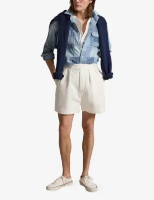 POLO RALPH LAUREN Patchwork Classic-Fit Cotton Shirt detail 2