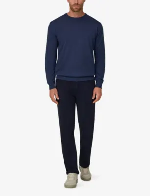 BOGGI MILANO Crew-Neck Knitted Jumper detail 2