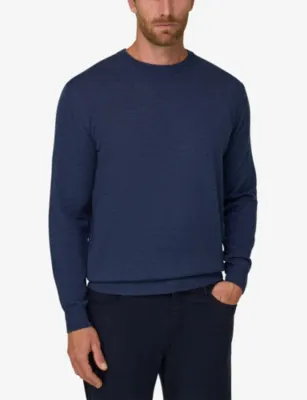 BOGGI MILANO Crew-Neck Knitted Jumper detail 3