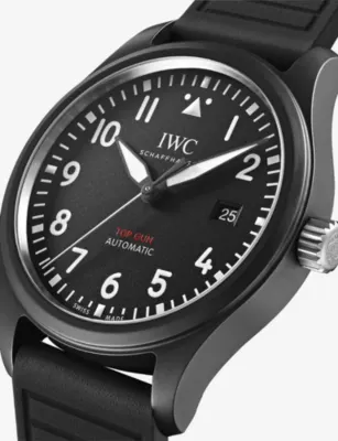 IWC Pilot’s 41mm TOP GUN Ceramic Automatic Watch detail 2