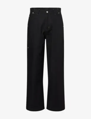 NICHOLAS DALEY Carpenter Straight-Leg Denim Jeans