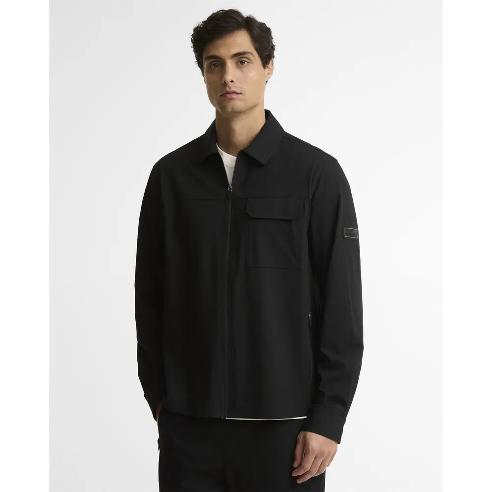Barbour International Men's Tash Full-Zip Long-Sleeve Overshirt detail 3