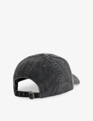 PALMES Western Logo-Embroidered Cotton Cap detail 3