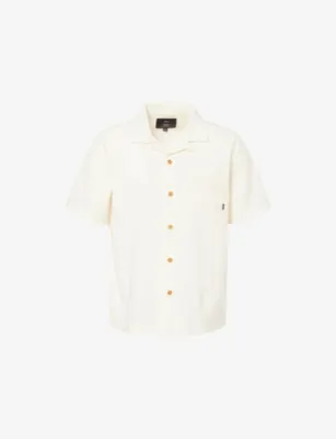 FINISTERRE Hendra Short-Sleeve Cotton Shirt - ROCK SALT