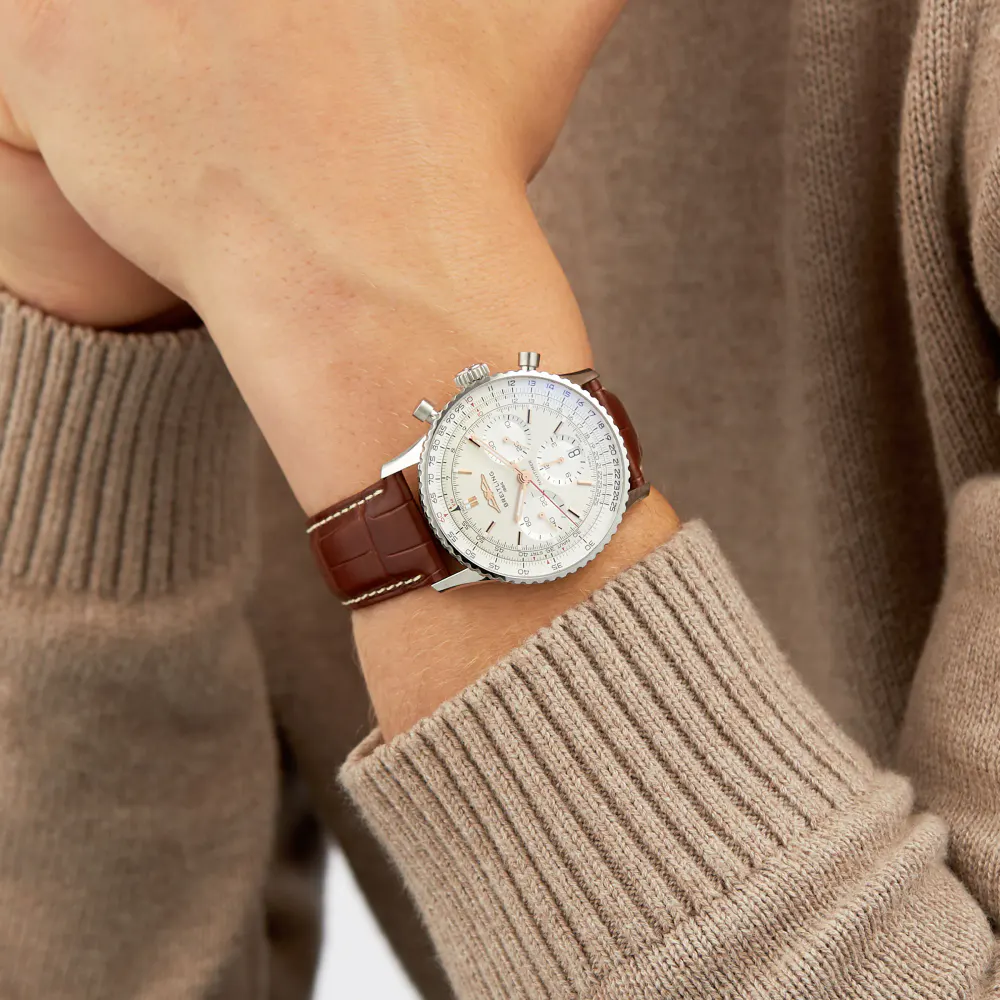 Breitling Navitimer B01 Chronograph 41 Stainless Steel Watch detail 2