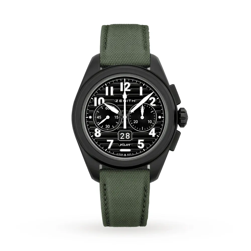 Zenith Pilot Big Date Flyback 42.5mm Mens Watch detail 2