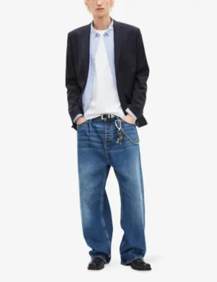 THE KOOPLES Notch-Lapel Relaxed-Fit Wool Blazer detail 2