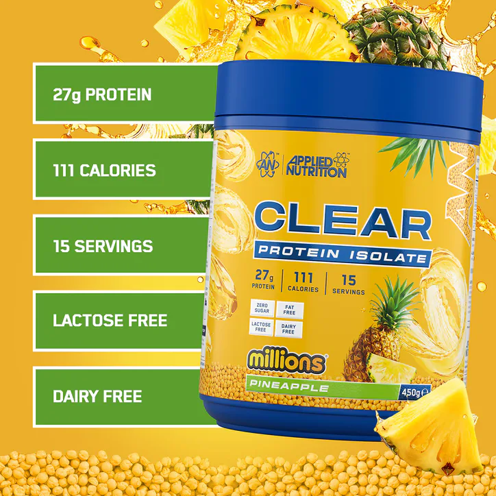 Applied Nutrition Clear Protein Isolate Millions Pineapple 450g detail 2