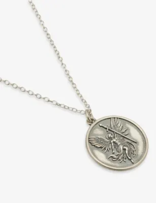 COMMONLINES The Protector Pendant Sterling-Silver Necklace detail 3