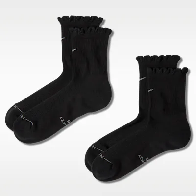 Nike Everyday Elevated Scallop Micro-Crew Socks (2 Pairs) - Multi-Colour in Multi-Colour – Nike men's and unisex