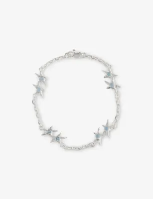TWOJEYS Icon Sterling-Silver Stone Bracelet - S
