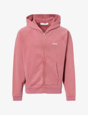 PALMES Brand-Print Cotton Hoody