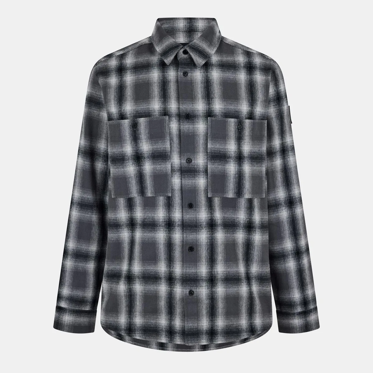 Belstaff Men's Outpost Long-Sleeve Patterned Shirt