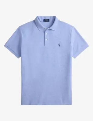 POLO RALPH LAUREN Logo-Embroidered Custom-Fit Cotton Polo Shirt