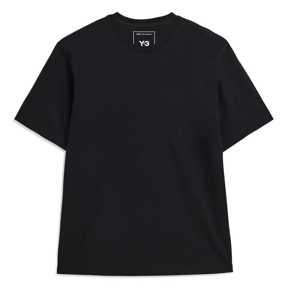 Y3 Men's T-Shirt in Black, additional product view 2