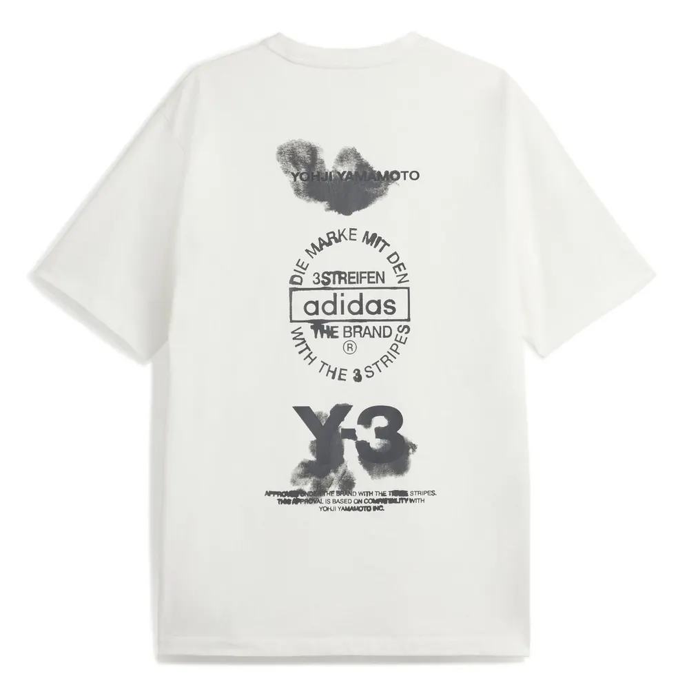 Y3 Men's T-Shirt in White – Clothing