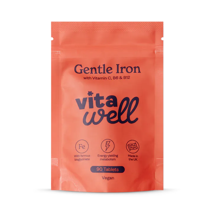 Vitawell Gentle Iron 90 Vegan Tablets – Vitamins & Supplements > Minerals > Iron