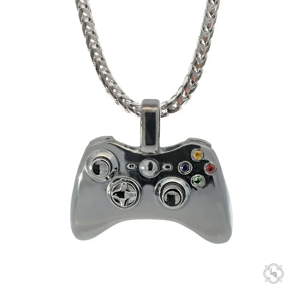 MARYAM - For Him SILVER Retro Player Pendant Set 70626 in 18 Inches – Pendant Set