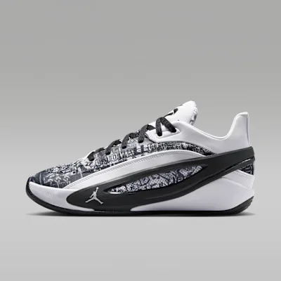 Jordan Luka 5 'Graffiti' Basketball Shoes - White/Black