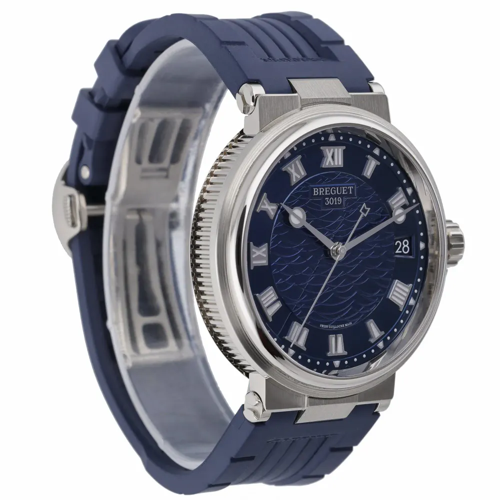 Breguet Marine 5517BB/Y2/9ZU — 2022 — Excellent in Blue Roman Numeral, additional product view 2