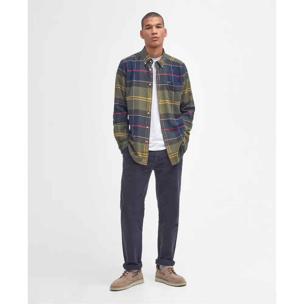 Barbour Men's Edderton Long Sleeve Patterned Shirt detail 2